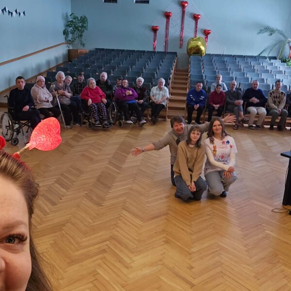 Tikšanās ar Balvu pansionāta iemītniekiem.