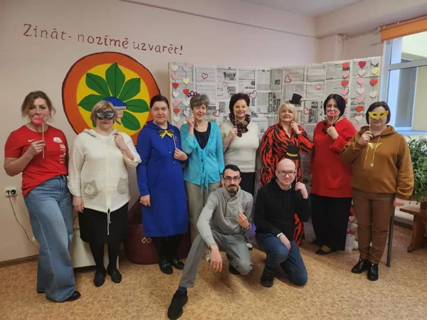 Foto Valentīndienas noskaņās.