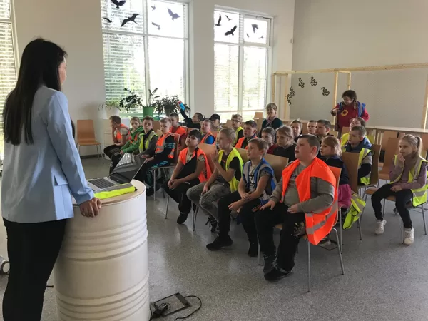 1.-3. klase ekskursijā.