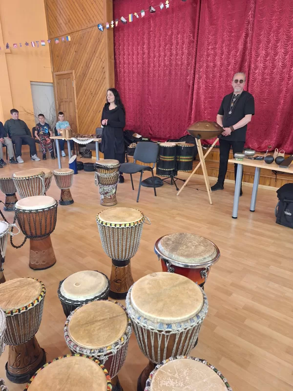 Izglītojoša, muzikāla nodarbība "Ritma un skaņu pasaulē"