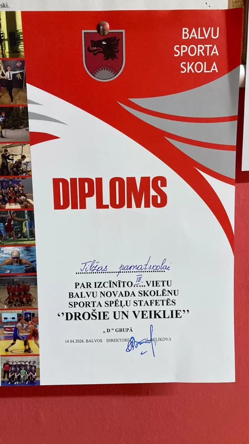 Stafešu sacensības "Drošie un veiklie"