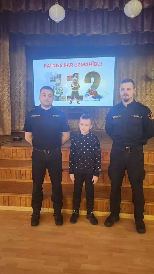 Tikšanās ar ugunsdzēsējiem